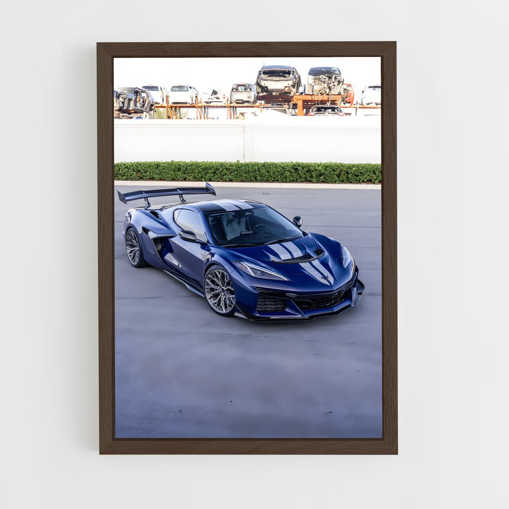 Poster Corvette Incarnée – affiche Chevrolet (vue 5)
